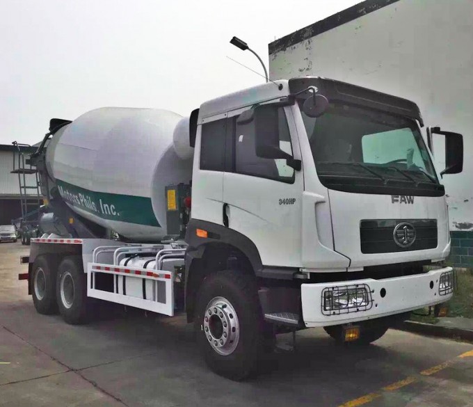 Faw 9cbm Concrete Mixer Truck Image1