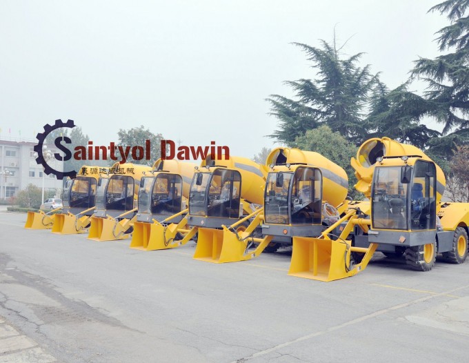 1.5 4.0 Cubic Meter Self-Loading Concrete Mixer Truck China Manufacturer Image1