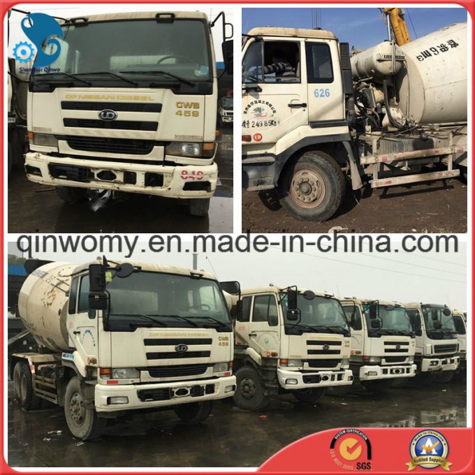 Shanghai 6~8cbm/10~20ton 6*4-LHD-Drive Manual-Hydraulic-Transform Nissan Ud Concrete Mixer Truck Image1