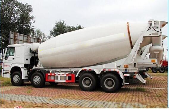 HOWO Truck 8*4, 14m3 Concrete Mixer Truck for Sale Image1
