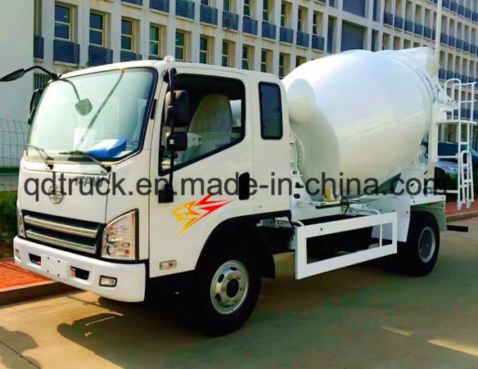 Small Cement Mixer Truck, 3-4 cbm Small Concrete Mixer Truck Image1