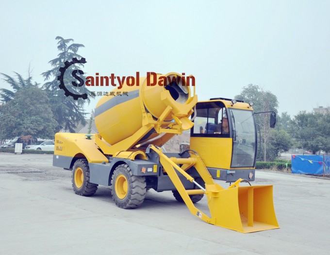 Self Loading Concrete Mixer Is The Combination of Concrete Mixer Truck and Cement Mixer, Which Can A Image1