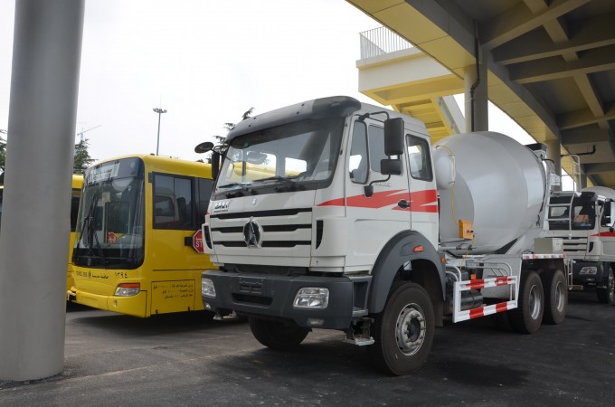 Mercedes Benz Technology Beiben 6X4 8m3 Concrete Mixer Truck Image1
