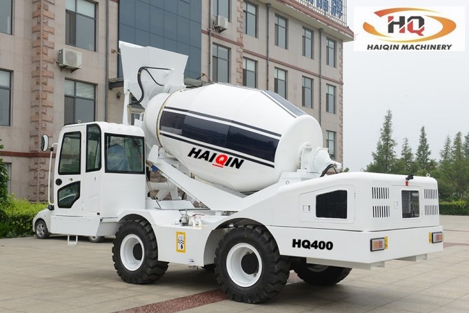 Strong 4.0 Self Loading Mobile Concrete Mixer Truck (HQ400) with Ce, SGS Image1