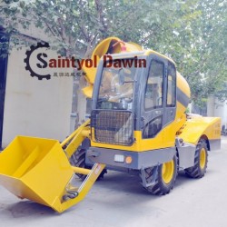 1.5 3.5m3 Self Loading Concrete Mixer Truck Is Designed to Work as a Ready-Mix Concrete Delivery Veh