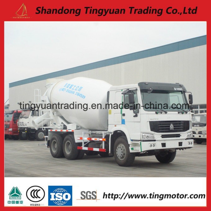 HOWO Concrete Mixer Truck with 371 HP Diesel Engine Image1
