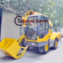 1.5m3 Mini Self Loading Concrete Mixer Truck with 4 Wheel Drive and 3.5m3 Wet Concrete Output