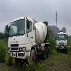 Used Heavy Concrete Duty Truck 8-10cbm Mitsubishi Used Mixer Truck