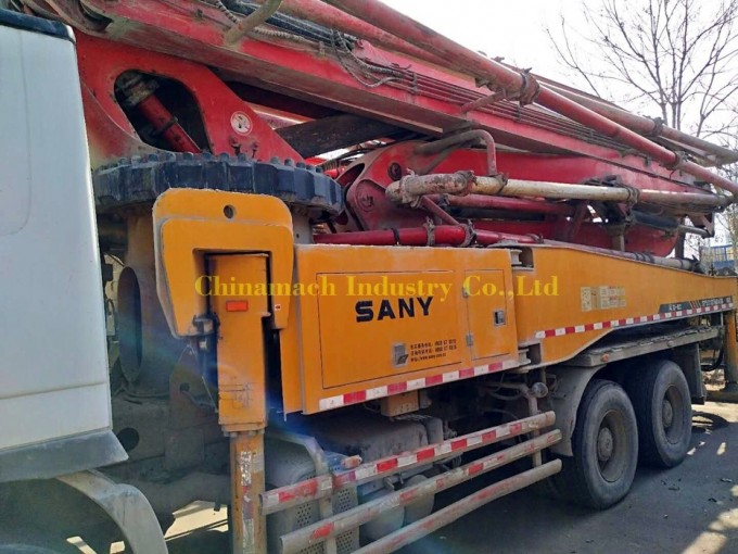 38m 42m 48m 52m 56m Used Sany Concrete Pump Truck with Good Quality Image1