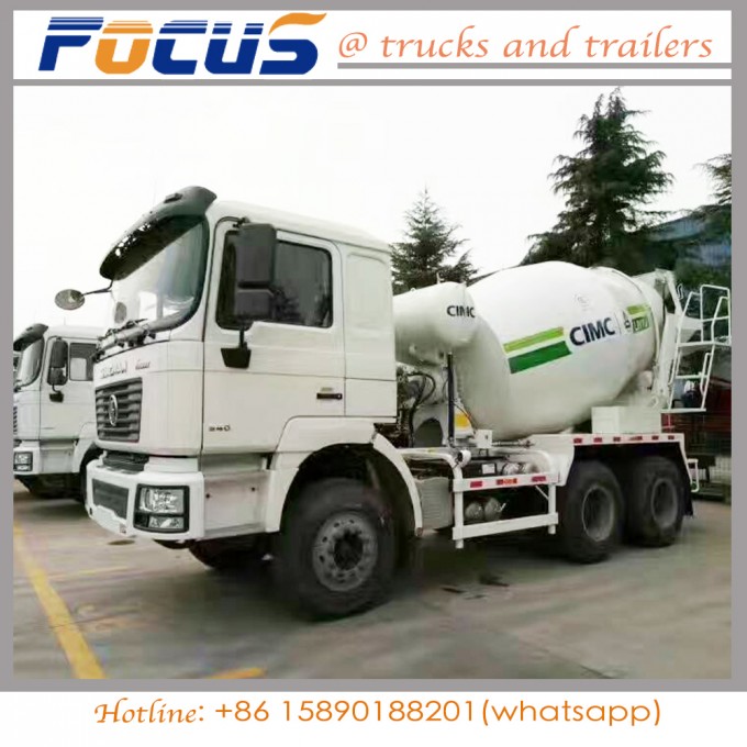 Dealership Price of Cimc Shacman Concrete Mixer Tank Truck for Construction Image1