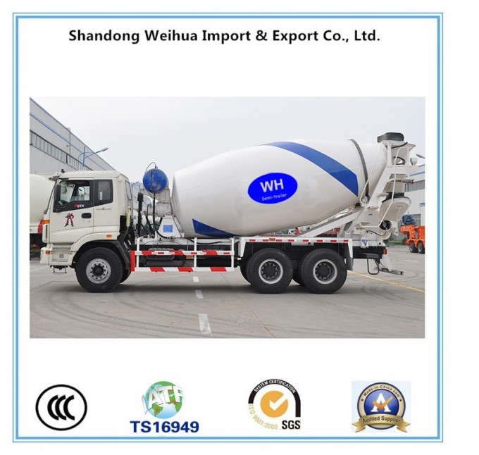8cbm Concrete Mixer Truck of Semi-Trailer Image1