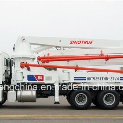 37m Sinotruk HOWO 6X4 371HP Concrete Pump Truck
