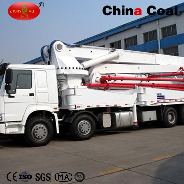 China 42m/45m Construction Boom Concrete Pump Placing Truck Image1