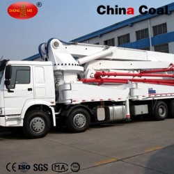 China 42m/45m Construction Boom Concrete Pump Placing Truck