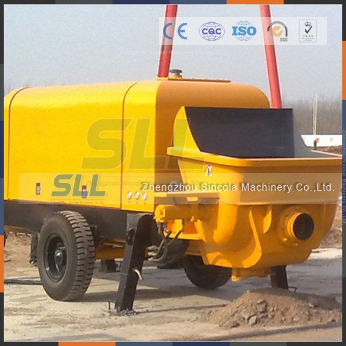 Best Small Portable Mobile Hydraulic Concrete Pump Truck Supplier Image1
