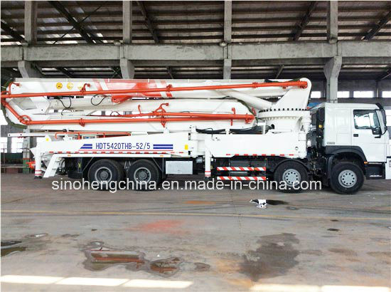 52m Sinotruk HOWO 8X4 371HP Concrete Pump Truck Image1