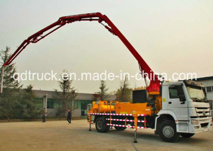 25m 27m 29m Truck-Mounted Concrete Boom Pump Image1