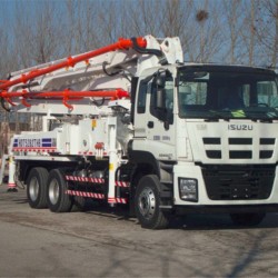 China Construction Vehicle Isuzu 37m Concrete Pump Truck