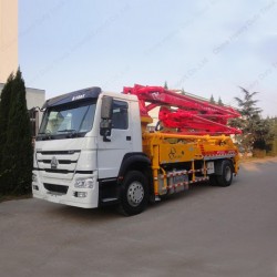 Hydraulic 60cbm Sinotruk Truck Mounted Concrete Pump Truck