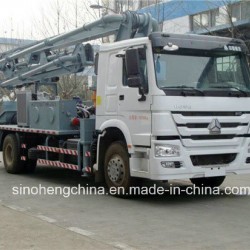 24m Sinotruk HOWO 4X2 290HP Concrete Pump Truck
