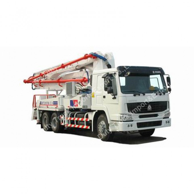 Truck Mounted Concrete Pump 42m Boom Length Concrete Pump Truck Image1