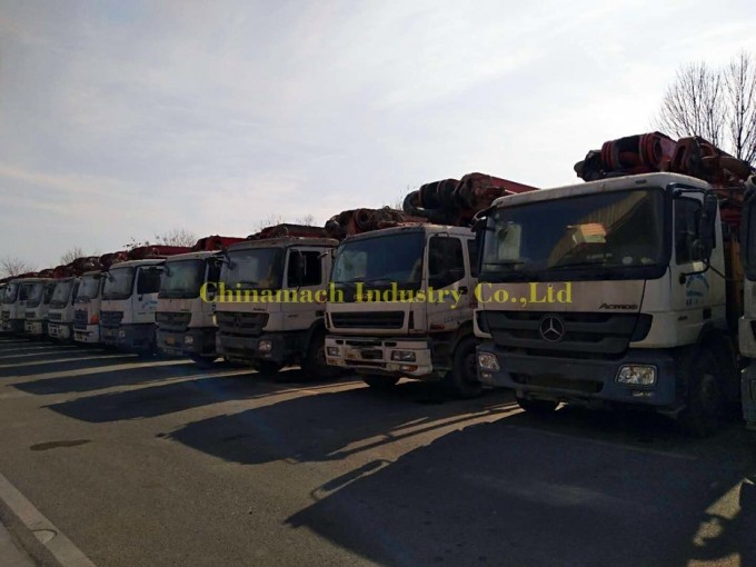 2011 Year Sany Truck Used Sany Concrete Pump Truck with Mercedes-Benz Chassis Image1