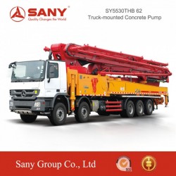 Sany Truck-Mounted Concrete Pump 62m Concrete Pumps Truck Sale