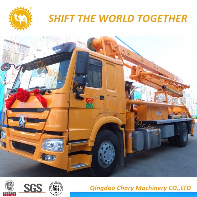 37m Sinotruk HOWO 6X4 371HP Concrete Pump Truck Image1
