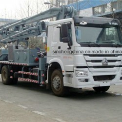 2107 New Sinotruk HOWO 4X2 290HP Concrete Pump Truck