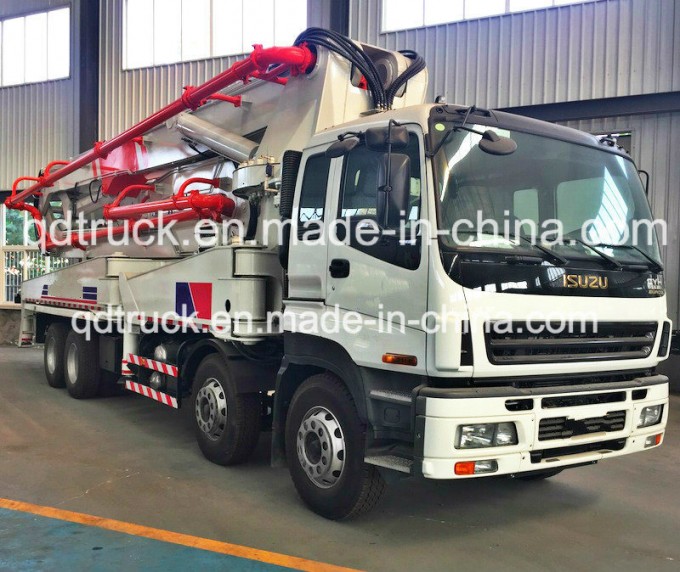 48/52M ISUZU truck-mounted concrete pump, Concrete Pump Truck Image1