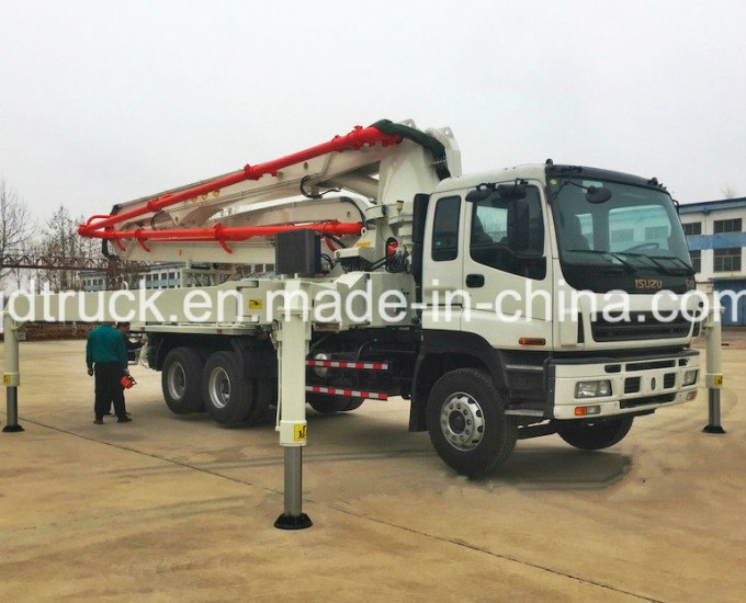 37m ISUZU truck mounted concrete pump, concrete pump truck Image1