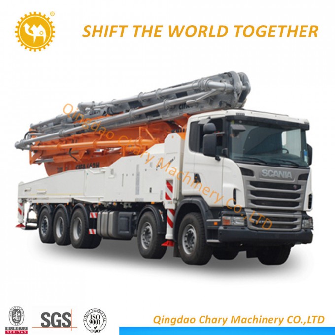 42m Portable Truck Mounted Concrete Pump Truck Image1