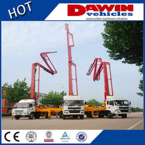 Top! 33m Small Concrete Pump Truck, Concrete Boom Pump Truck for Sale in China Image1