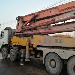 Sany Brand 42 Meters Heavy Construction Machinery Used Concrete Pump Truck