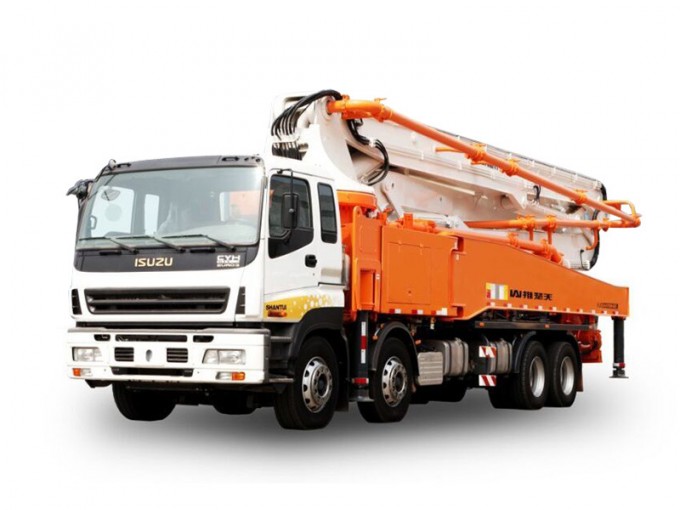 High Quality Shantui 56m Boom Pump Truck Image1