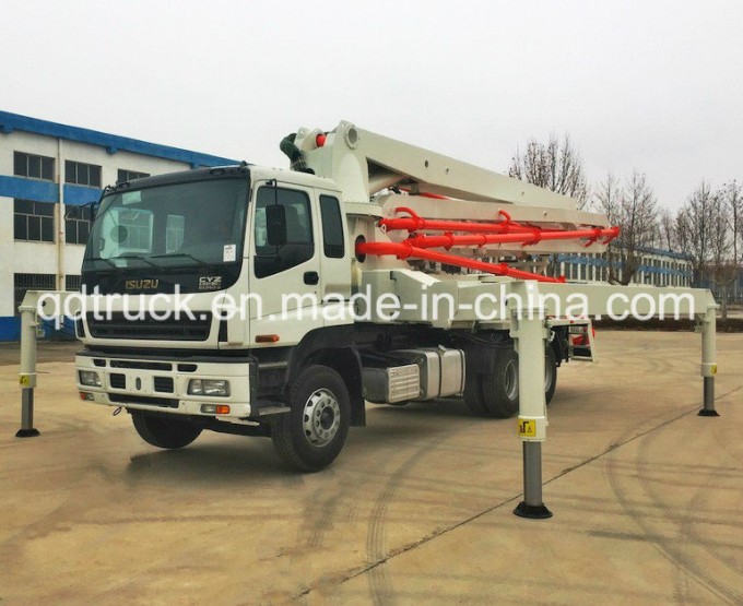 ISUZU Truck-Mounted Concrete Boom Pump, 37M. 42M, 48M concrete pump truck Image1