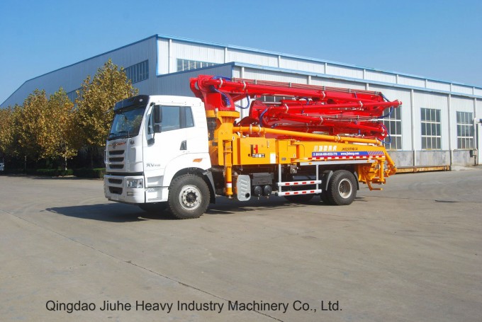 34m Truck-Mounted Concrete Pump Truck/Boom Pump Truck with Ce&ISO9001 Image1