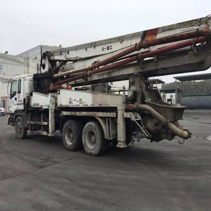 37m Used Concrete Truck Construction Machinery Used Sany Pump Truck Image1