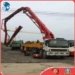 China Rhd Sany Concrete Pump Truck of Concrete Pumping Vehicle (38m, 42m, 45m pump boom) Used