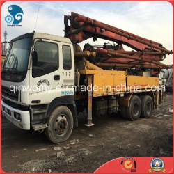 37m 2003~2009 8*4-LHD-Drive Used Concrete Isuzu-Chassis Putzmeister Pump Truck (26TON, 8*4-LHD-DRIVE