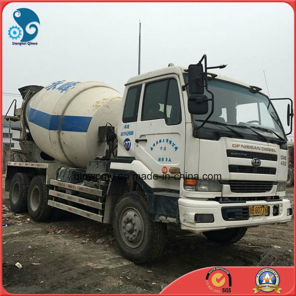 Japan 6*4-LHD-Steering Used Nissan Ud 6~8cbm/10~20ton PF6-Diesel-Engine Concrete Mixer Truck Image1
