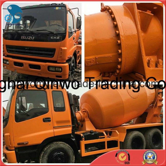 Used Isuzu Concrete Mixer Truck-Japan 25ton Original 10cylinders-10PE1-360HP-Enigne Turbocharged/Aft Image1