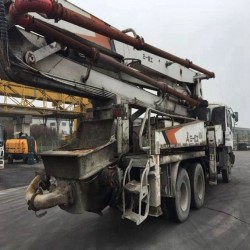 Sany Used Construction Equipment 37m Used Concrete Pump Truck