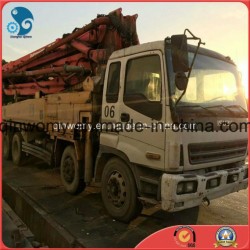 42m Used Bulk-Shipping 8*4-LHD-Drive 26ton Isuzu-Chassis Putzmeister Pump Truck