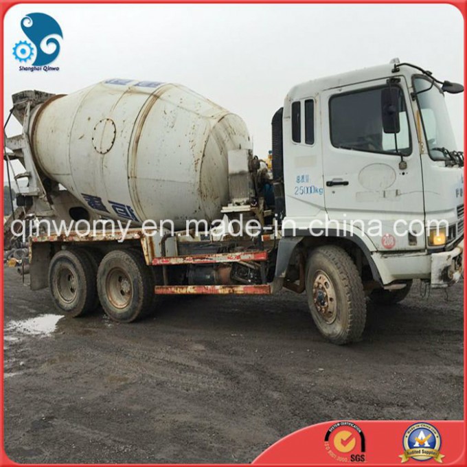 New-Free-Repaint Euro3 6*4-LHD-Drive 8~10cbm/25ton Mitsubishi-Engine Fuso Used Concrete Mixer Truck Image1