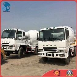 Mitsubishi-Diesel-Engine 6*4-LHD 10~20ton Japan-Make New-White-Repaint Used Fuso Concrete Mixer Truc