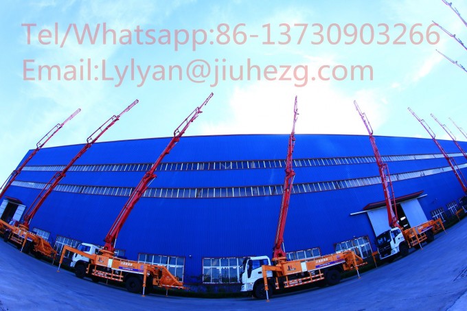34m Concrete Pump Truck with ISO and Ce Certification! Jiuhe Brand China Hot Sales! Image1