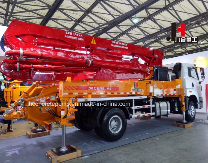 New 33m Best Selling Concrete Pump Truck for Sale with Good Price Image1