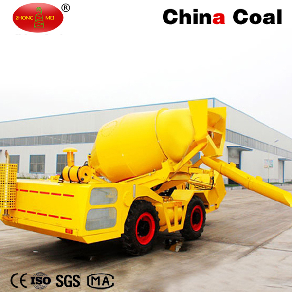 China Coal 1cbm Self Propelled Concrete Mixing Truck Image1