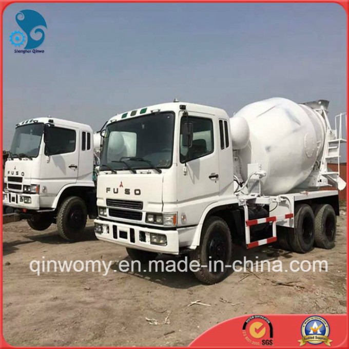 6*4-Rhd-Drive Bulk-Shipping Available-Mitsubishi-Engine Used Fuso Concrete Mixer Truck (2006~2010, N Image1